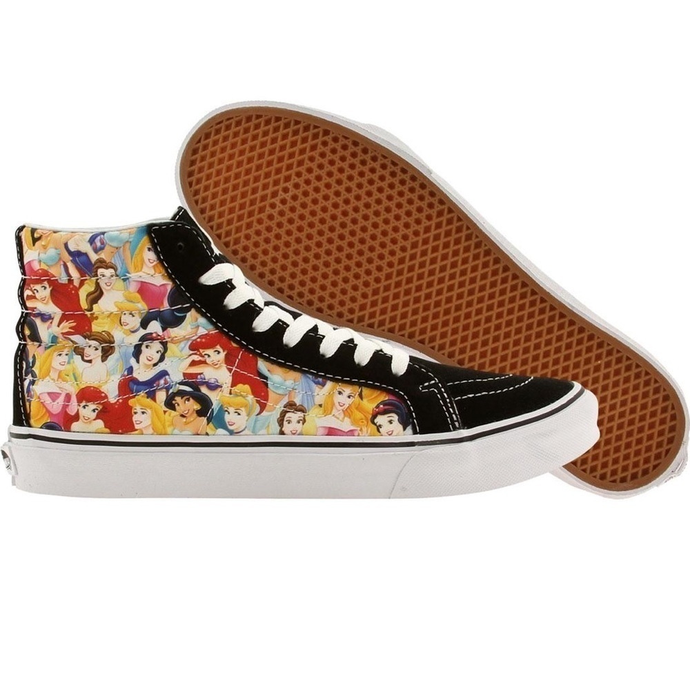 Vans X Disney Sk8 Hi Disney Princess Sneakers